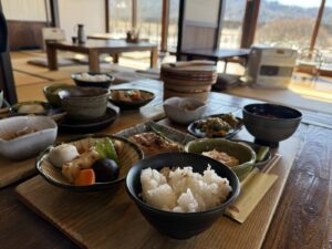 信州名物野沢菜の天ぷら付～信州福味鶏御膳